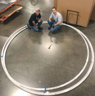 TEADIT is often sought out for its ability to be able to handle heat exchanger projects requiring over sized Camprofile Gaskets.