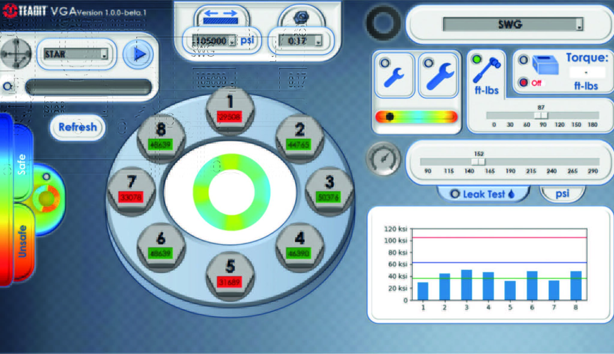 VGA User Interface. Training Bolted Joint Assembly