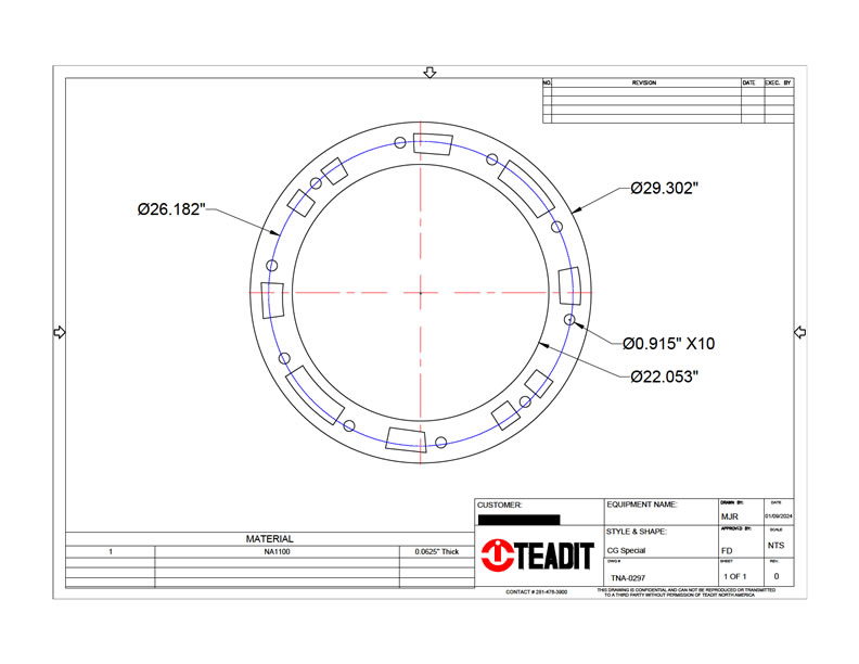 Examples of schematic drawings. These drawings are then used to create the physical gasket Examples of schematic drawings. These drawings are then used to create the physical gasket